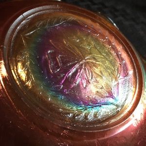 Absolutely stunning antique “Carnival glass” bowl